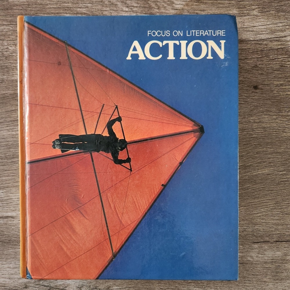 Focus on Literature Action Houghton Mifflin Vintage Hardcover Textbook Anthology